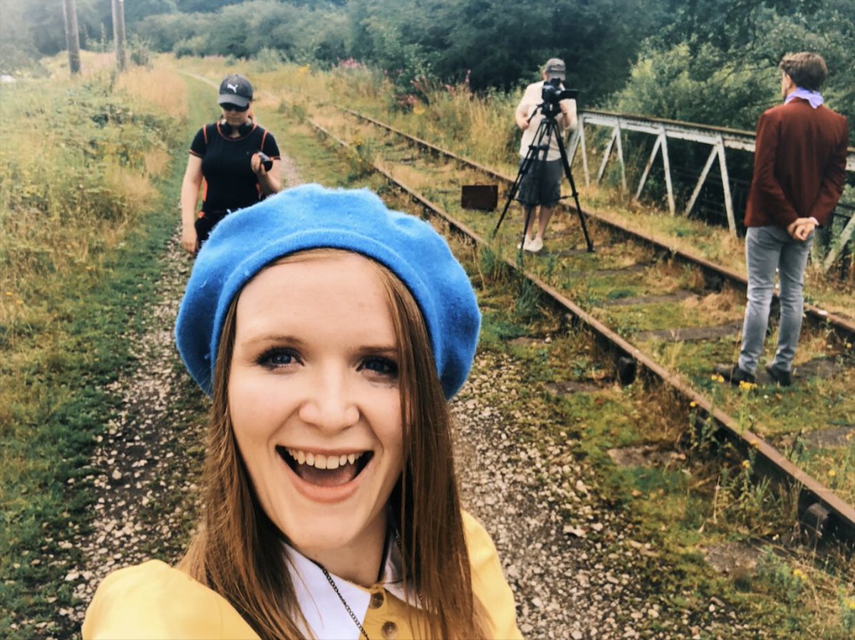 gemmalsimons's tweet photo. We always meet the cutest #dogs on set π₯ This gorgeous girl is my fav, she got her head stuck bless her π€£π₯° Throwback an awesome Wes Anderson style shoot with @ChrisStoneFilms @StephStoneFilm π¬ Anyone else got a cute dog pic?
#filming #actorslife #BehindtheScenes #dogsonset https://t.co/0y9wW7hWsL