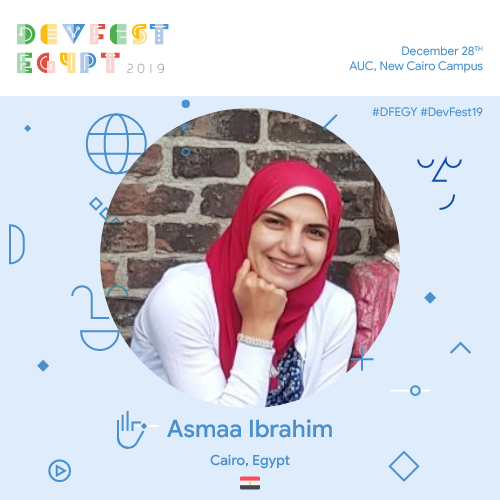 DevFestEgypt's tweet photo. Catch this talk "how cloud platform fosters the process of developing and deploying AI-based applications" 

with another amazing speaker @AsmaaIbrahim101 🎙

🎯Registration Form: https://t.co/kZQohwA1sO

#DFEGY
#DevFest19
#EgyptDevFest19 https://t.co/wawvF5zhTm