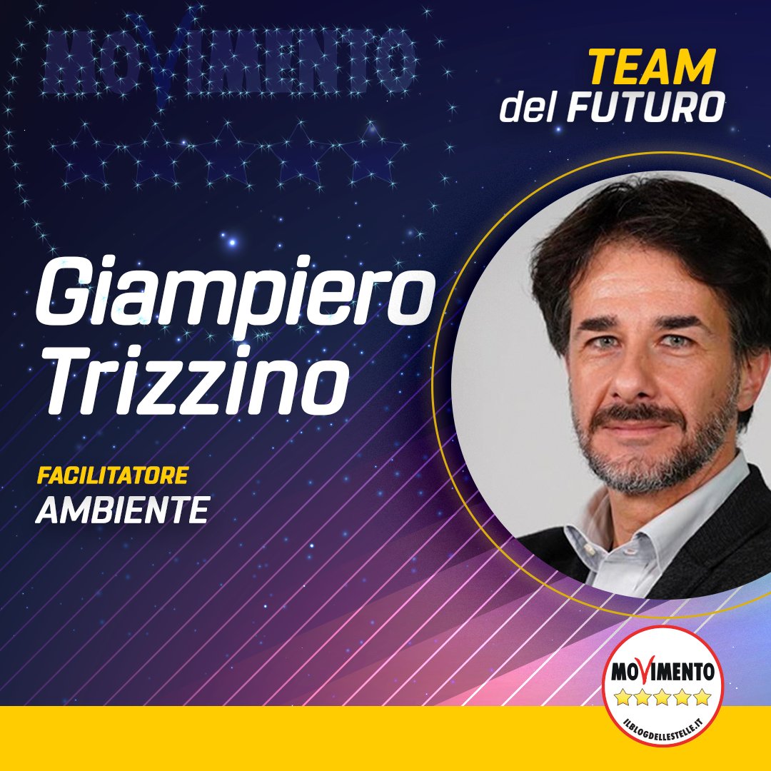 Mov5Stelle's tweet photo. 🔴 Collegati alla diretta della presentazione del #TeamDelFuturo con @GiampTriz facilitatore dell'area Ambiente:
https://t.co/BrBMPWlagg https://t.co/bKNphDr1nt