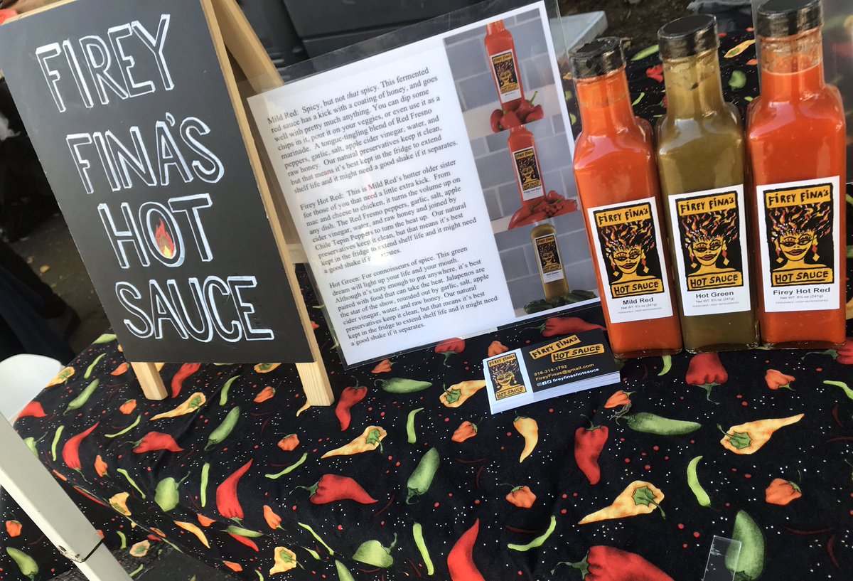FireyFinasHotSa's tweet photo. FireyFina’sHotSauce here at the Montrosefarmersmarket from 9am-2pm! Get your FAVORITE Fermented.. delicious..salivating HotSauces before it sells out! #ca #farmersmarket #supportlocal #freesamplesavailable #fermentedhotsauce #organicdeliciousness #fireyfinashotsauce 💃🏻 https://t.co/MF9X5GJpcR