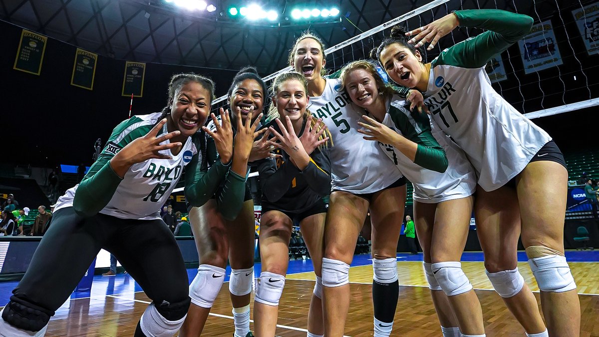 BaylorVBall's tweet photo. The Bears had not been to the NCAA Tournament in 7⃣ years before this senior class came to town.

In their 4⃣th straight NCAA appearance, they have set the standard with a berth in the NCAA National Semifinals! 🐻#SicEm https://t.co/XJydic5zDV
