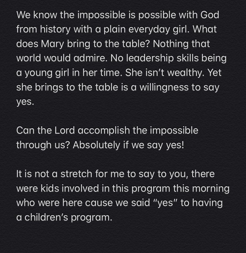 FUMCADA's tweet image. Sermon notes from @revbmat....