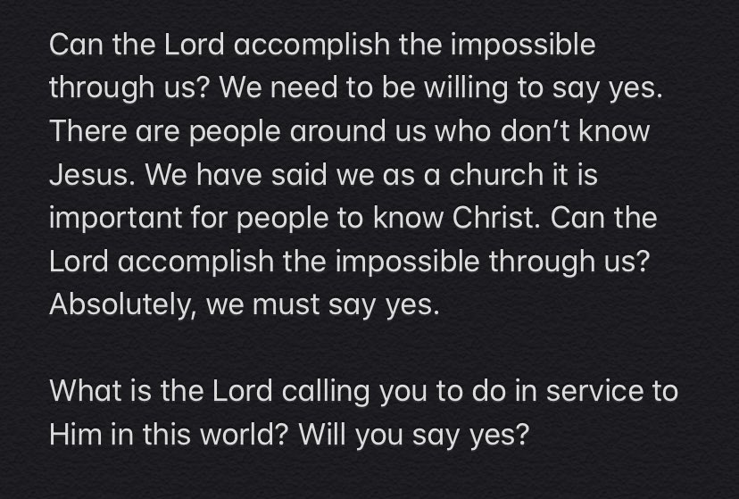 FUMCADA's tweet image. Sermon notes from @revbmat....