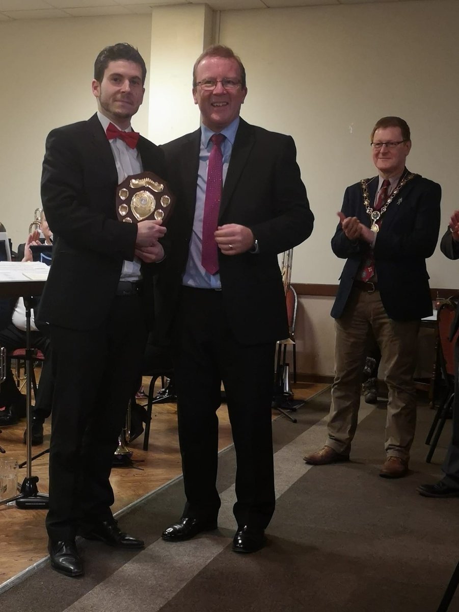 Congrats to our annual award winners... <a href="/F_PRae/">Fiona Rae</a> (Most Improved Player), Andy Overhead (Bandsperson of the Year), and <a href="/Coverhead89/">Christian Overhead</a> (Player of the Year)! Thank you to Cllr Richard Levell (Mayor of <a href="/RaundsTC/">Raunds Town Council</a>) and Cllr Dudley Hughes (Chairman of @ENCouncil) for presenting the awards.