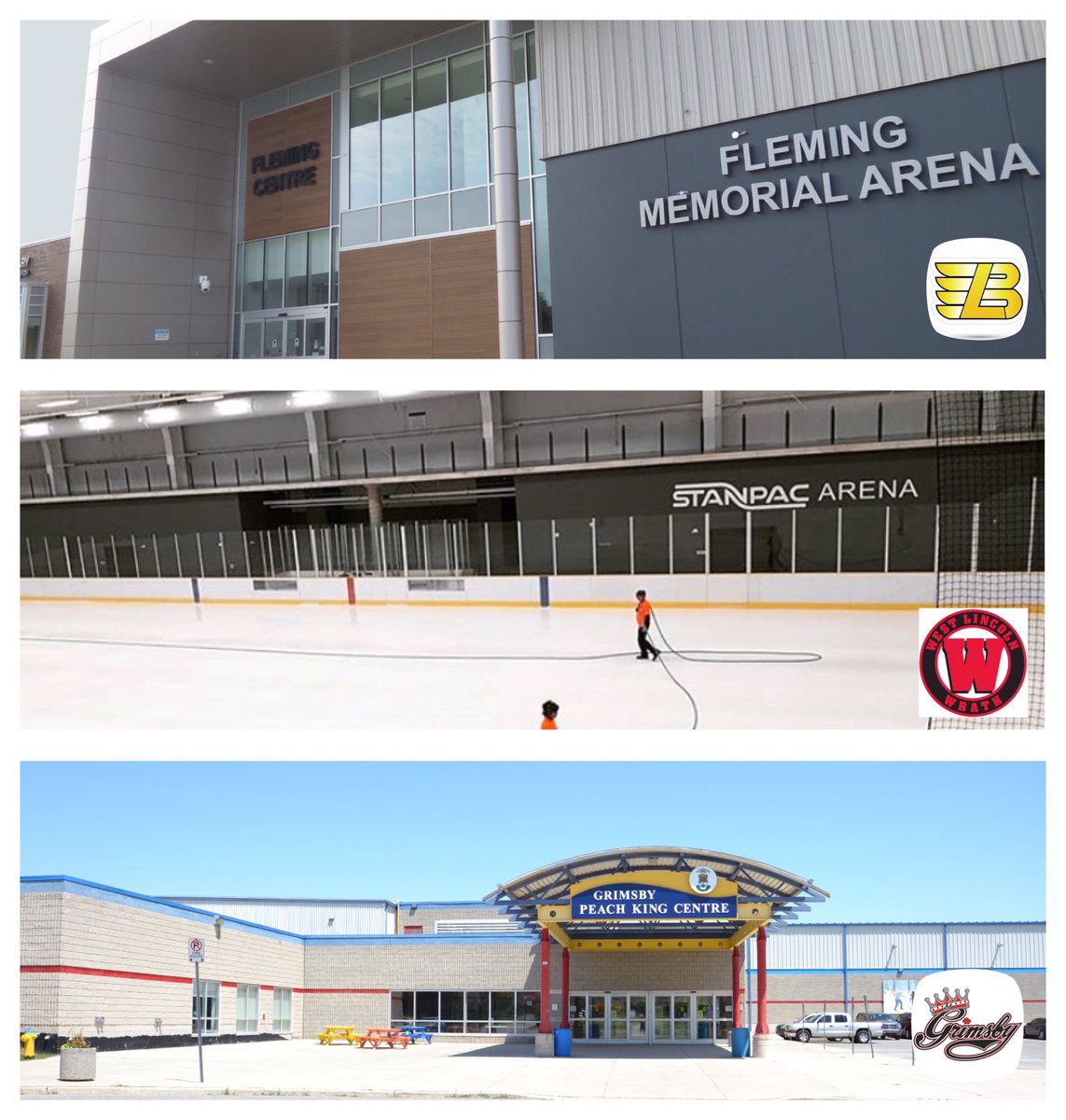 On the third day of Christmas, hockey gave to me, three local rinks! #GMHA #WNMHA #12DaysOfChristmas #12DaysOfHockey