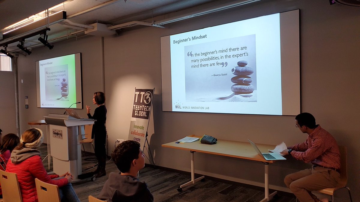 HarshaTtsf's tweet photo. Namiko from the World Innovation Lab at the 2019 Global Youth Summit says that you don't have to be an expert to make something happen

"Boundries exist only in your minds"

@teentechsf #TTSFGYS @wilabcom https://t.co/3wLq3LBecc