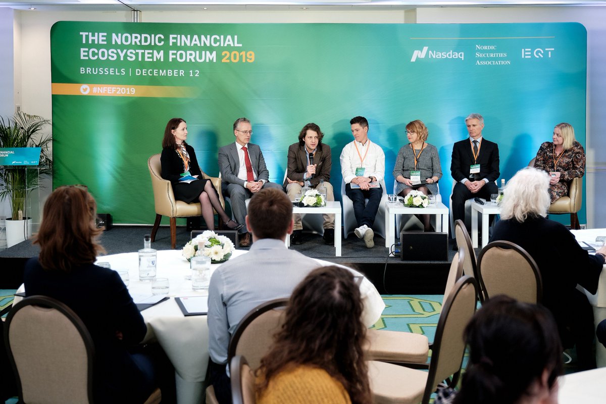NasdaqHelsinki's tweet photo. The Best Investor Pitch at Nordic Investor Ecosystem Forum  #NFEF2019 was won by Advitos on Dec 12 in Brussels. Congratulations! @HusmanHenrik @Nasdaq https://t.co/m48SxE31h6