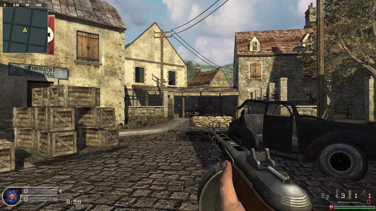 4t4chris's tweet photo. #ww2 Carentan for #cod4 
wip 50%

All test with the ww2 mod by @mitsurugi_mod 
So cool 
#returntothepast https://t.co/u5aBHxWsuY