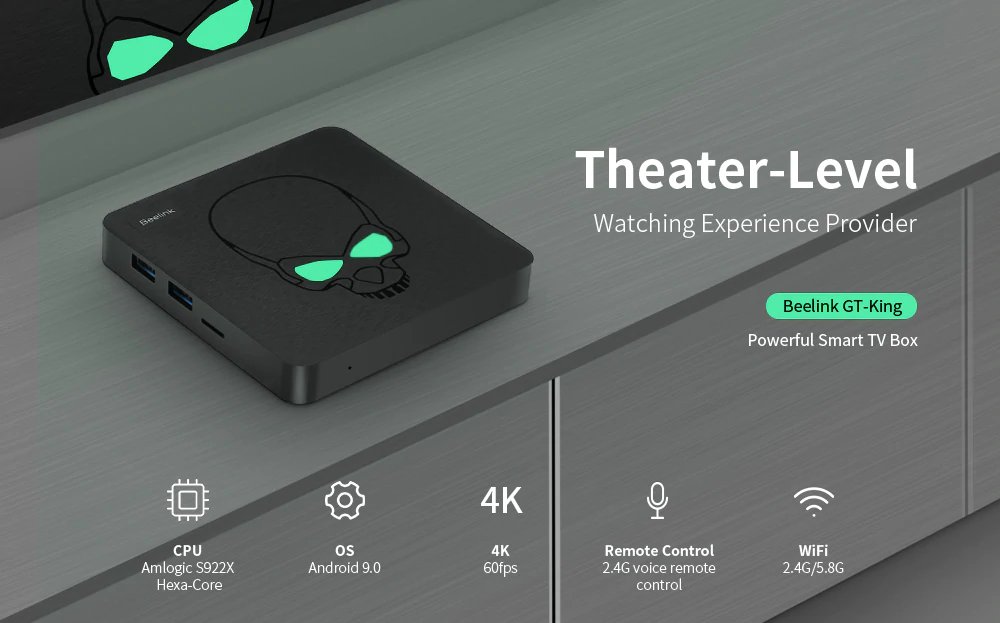 onlinesaleprom1's tweet photo. Beelink GT-King Android 9.0 and CoreELEC Linux Dual Operating System 4K TV Box - Black 4GB DDR4 + 64GB ROM EU Plug
Flash Sale Price: $106.99 - 30% off
Check full detail - https://t.co/nUMSjIVrH9
#promotion #Discounts #Sales #chirstmas #SmartNews #tvtime #TVPersonality https://t.co/YgBwGsxT39
