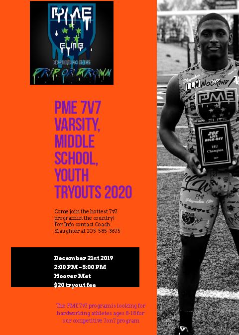 pmeunited's tweet photo. 6 days away from your chance to become part of something great. This not just a 7v7 team its a family! The strongest network in Alabama the PME Family! Don't miss it! https://t.co/RBE3jVh4hF