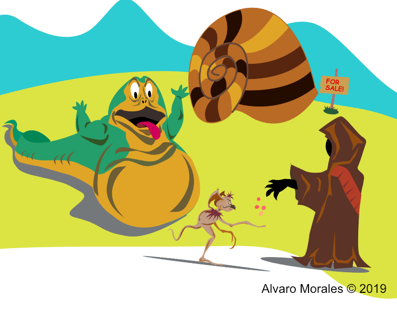 AEMC_DW's tweet photo. 30 days, 30 illustrations #StarWars #Jabba #TheHutt #Jawa
#Salacious #fun #theriseofskywalker #illustration #vectorart #AffinityDesigner @starwars @StarWarsSpain @bibliotecaJedi @designershumor @DarthInfidus @life_with_bots @Dota283665511 @l_joudrey @nerdyflow Thanks! https://t.co/BvxBGZOXqk