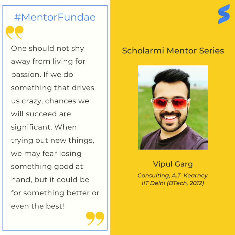 scholarmi's tweet photo. Take a look at this week's #MentorFundae from our mentor Vipul Garg!

#Scholarmi #MentorTips #mentor #education #goals #motivation #MotivationalQuotes #InspirationalQuotes  #LifeLessons #SundayThoughts #SundayFunday #sundayvibes #students https://t.co/CS49M9WAp1