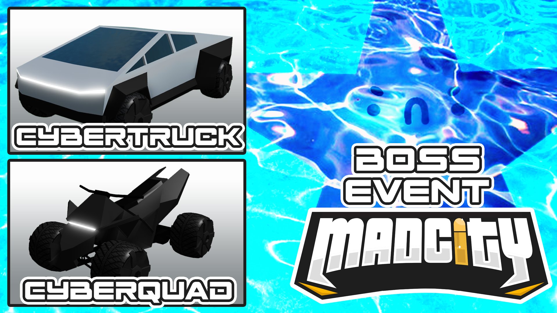 Taylor Sterling On Twitter Limited Time Boss Event With Prize Cyber Truck Cyber Quad Season 5 Coming Soon Https T Co Oik2rmqka3 - all the prices for cars in mad city roblox