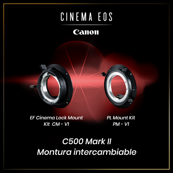 La #C500MarkII soporta grabación de audio de 4 canales. Con la unidad de expansión EU-V2 puedes conectar hasta 4 entradas de audio. 🎥