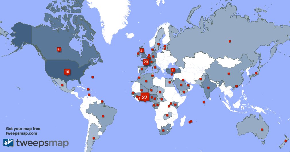 J'ai 31 nouveaux abonnés, de États-Unis, Inde, et plus la semaine dernière. Voir tweepsmap.com/!CrosbyQUIST