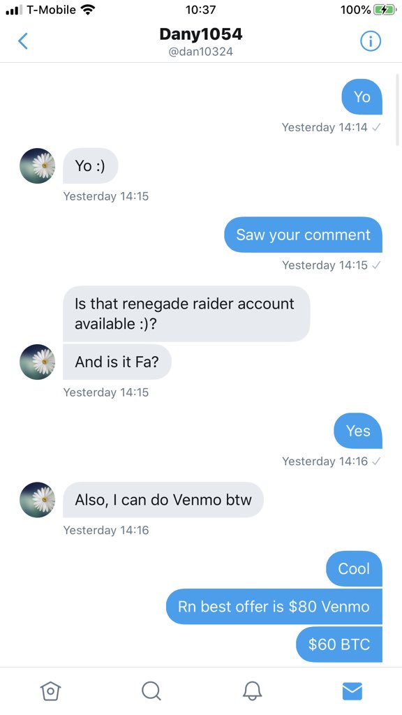 OC_TRabbit_IG's tweet photo. Told me to dm you and said if I have vouches you’d go first 🤡🤡 https://t.co/eoqxltnAXs