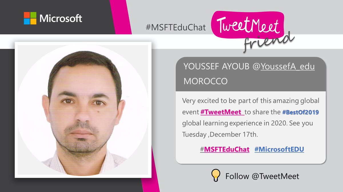 Join the #bestof2019 tweetmeet on Tuesday 17th December ? Learn something new for 2020 #MSFTEduChat#MicrosoftEDU #TweetMeetFR #STEM #MIEExpert