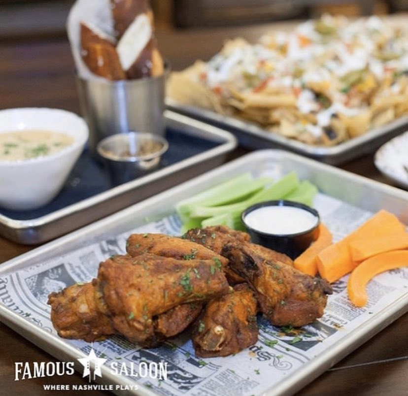 FamousNashville's tweet photo. It’s game time! Wings and some ice cold beer are in order! No tickets, no problem. Watch the game on one of our many TVs at Famous with SOUND ON! https://t.co/BcbX4qO9OD