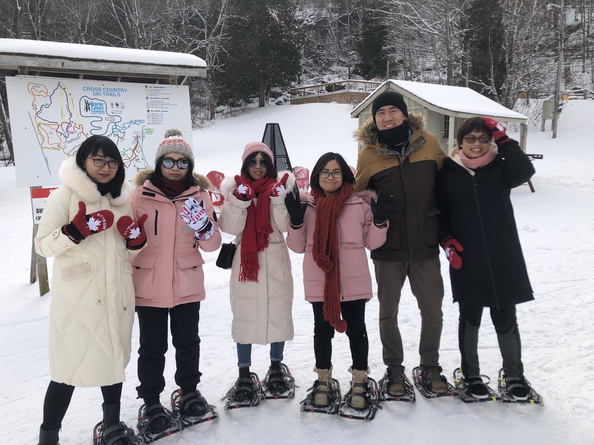 ScenicCaves's tweet photo. From TW @PattiKendall: Welcoming travel companies from China to experience winter adventure! ⁦@ScenicCaves⁩ ⁦@BlueMtnResort⁩ ⁦@OntarioTravel⁩ #tourismmatters ⁦@BlueMtnVillage⁩ ⁦@ApplePieTrail⁩ ⁦@Town_Blue_Mtns⁩ ⁦@VisitGrey⁩ https://t.co/4VxoG0K2Sb