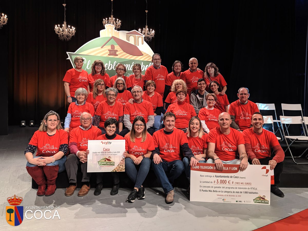 Gracias a todo el pueblo y a los amigos de Coca. Lo habéis hecho posible. 
Somos #elpueblomasbellodecastillayleon