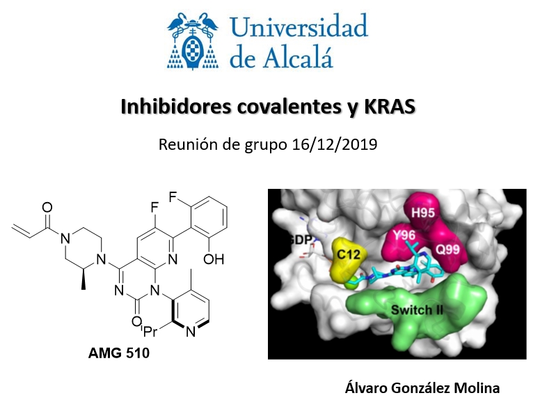 AlvaroOrgChem's tweet photo. Ready for tomorrow's group meeting. Let's talk a little bit about covalent inhibitors and KRAS. #QuibioGroup https://t.co/DL7kwZ1FwG