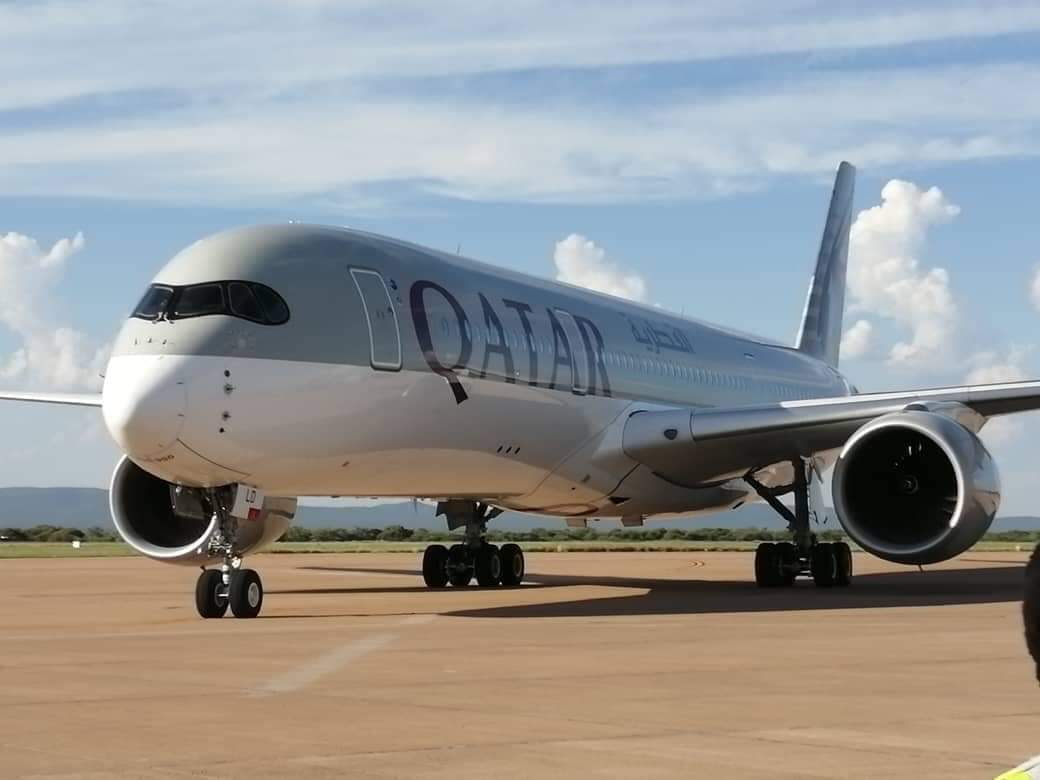 BWGovernment's tweet photo. With over 3,800 miles between Doha and Gaborone, #QatarAirways aims to bring the two nations closer by strengthening ties through world-class air transport. #GaboroneTogether https://t.co/znTDZtPjOF