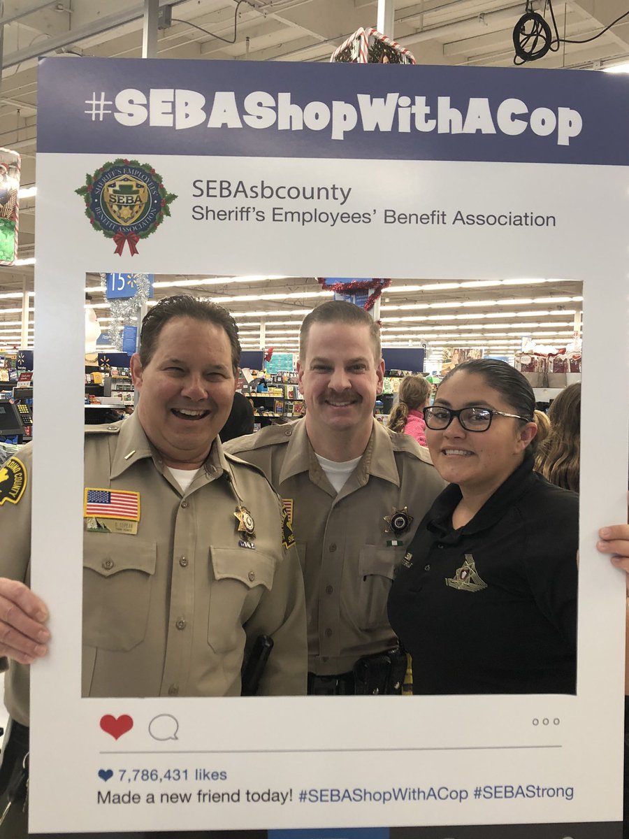 SBCSDTwinPeaks's tweet photo. The Twin Peaks Sheriff’s Station’s, Shop with a Cop was a SUCCESS! Thank you SEBA for putting on an amazing event! And a special thank you to all of our amazing volunteers that helped make this possible! #SEBAShopWithACop #SEBAStrong https://t.co/yXfMjFymbu