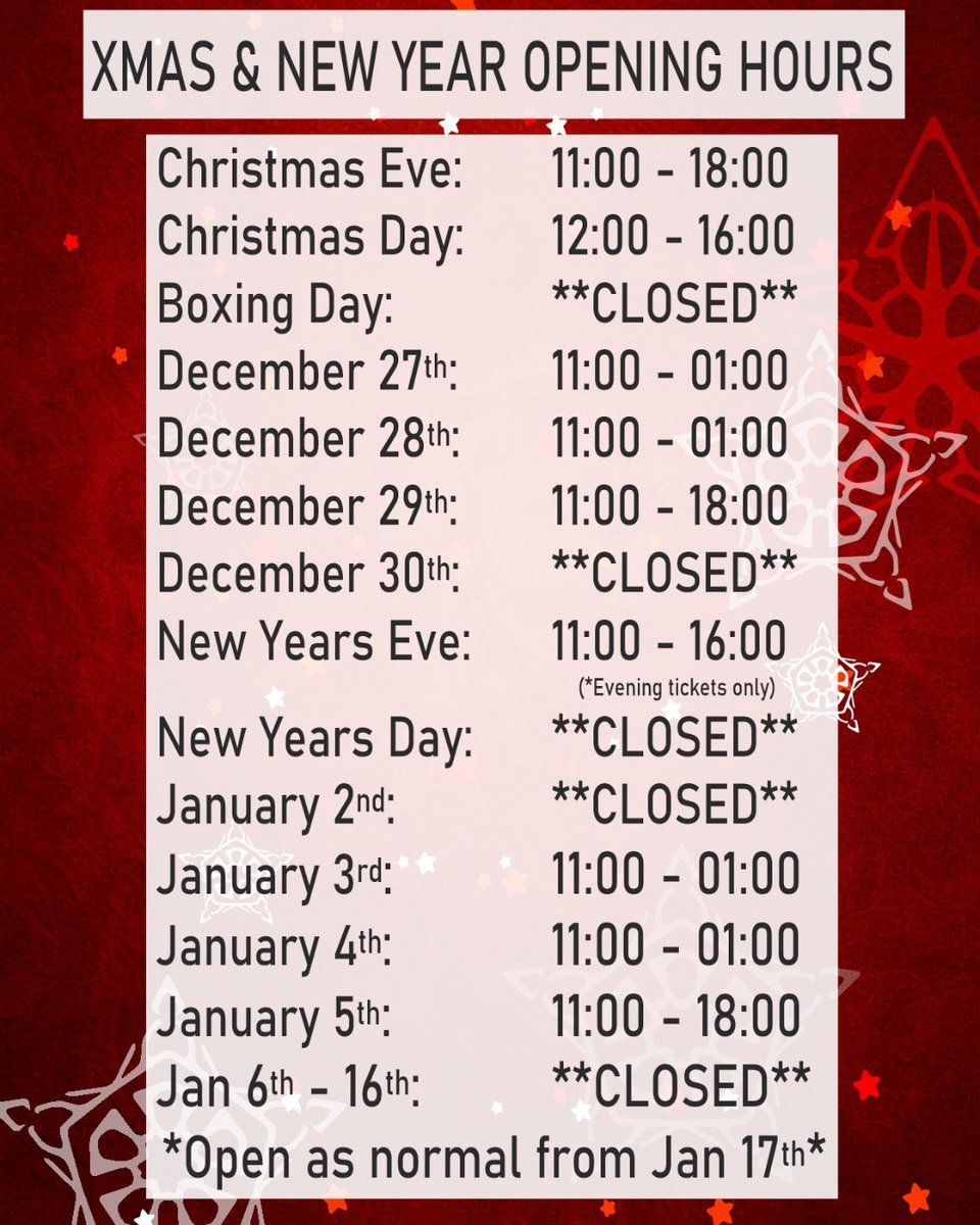 #christmashours #openingtimes #rocklodge #bar #whitstable #kent #publife #christmas #festiveseason #