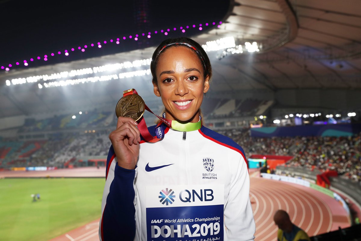 BritAthletics's tweet photo. 🥇 Tune into @BBCOne for #SPOTY where these two incredible world champions @JohnsonThompson &amp; @dinaashersmith are bidding for the top prize 🥇

Show your support for the duo when the vote opens during the show! https://t.co/gNCJUXp3Fa