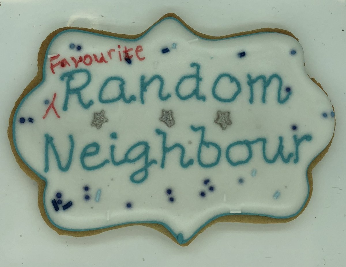 Our friends’ daughters overheard themselves described at a neighbours’ Christmas drinks party as “just some random neighbours”. 🤨. #RandomNeighbour. #ChristmasCheer
