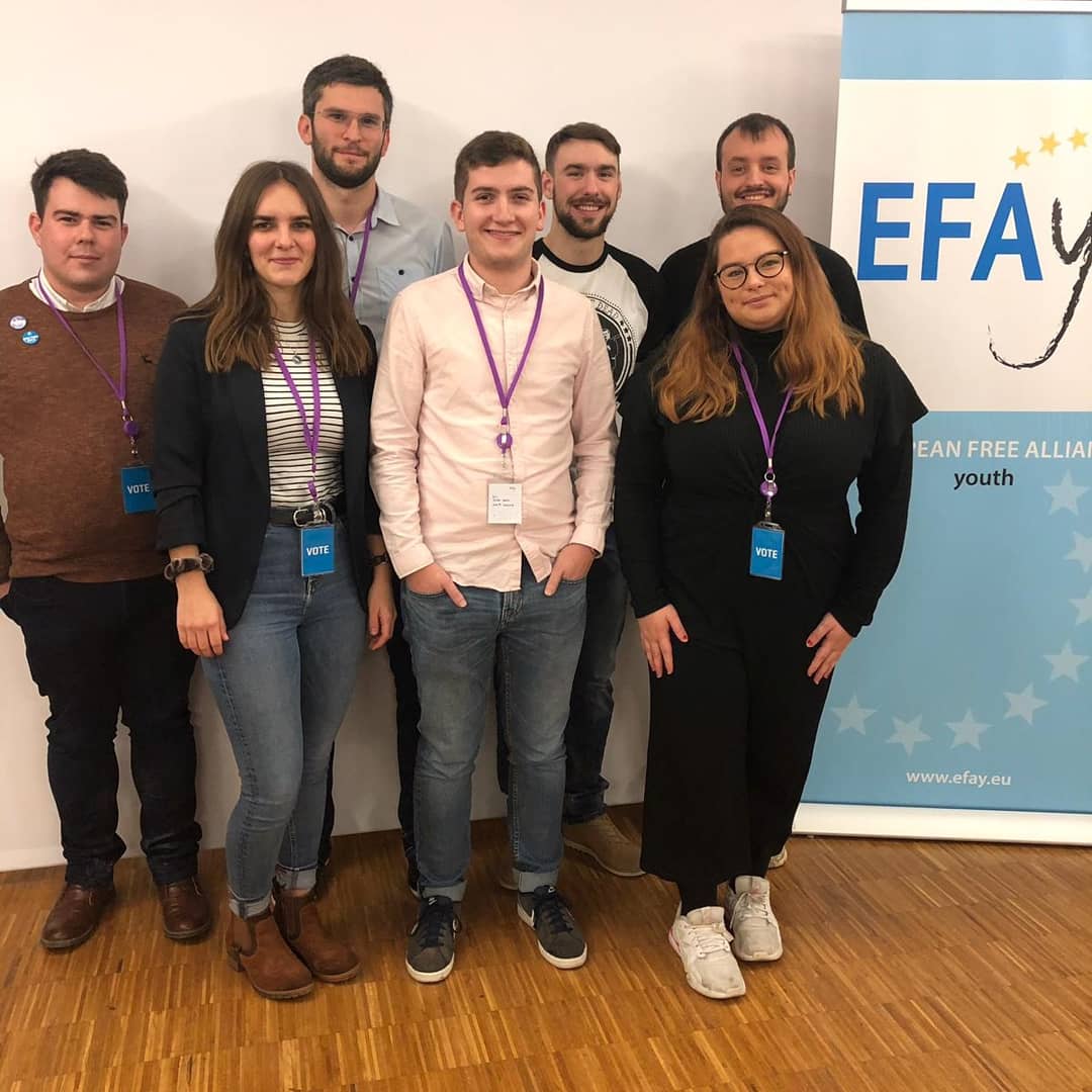gazte's tweet photo. Asteburu honetan @EFA_Youth ko Batzar Orokorra burutu dugu Munichen. Bertan gure Batzorde berria onartu dugu, gure kide den @IriondoAndoni partaide izanik. Zorionak eman baita ere @YSINational ko @Valensercla ri, bera baita presidente berria. #europaberriasortzen https://t.co/iPA7ZcWSE0