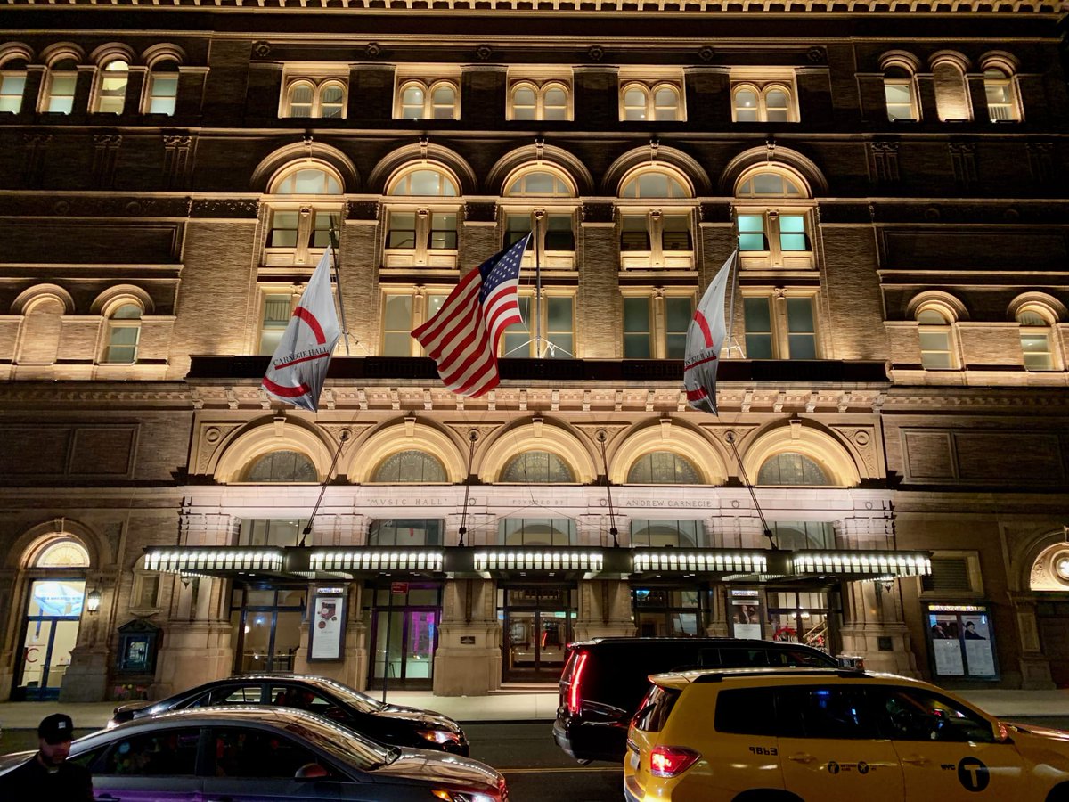 BudFestivalOrch's tweet photo. The Budapest Festival Orchestra were honoured during April to have the opportunity to return to New York's @CarnegieHall. To receive two standing ovations for our performances of works by Bartók was very special indeed.

#BFO2019 #BFOonTour https://t.co/n2a5jCcLO4