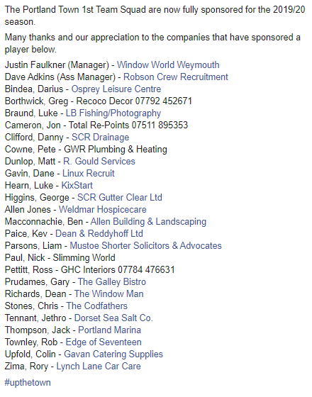 Portland Town FC tweet media