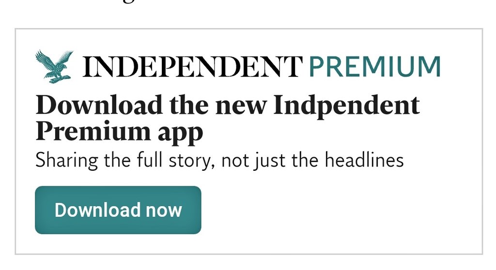 MarkXSmith's tweet photo. Will the @Independent premium app include the missing e? https://t.co/6W6h6cFe8e