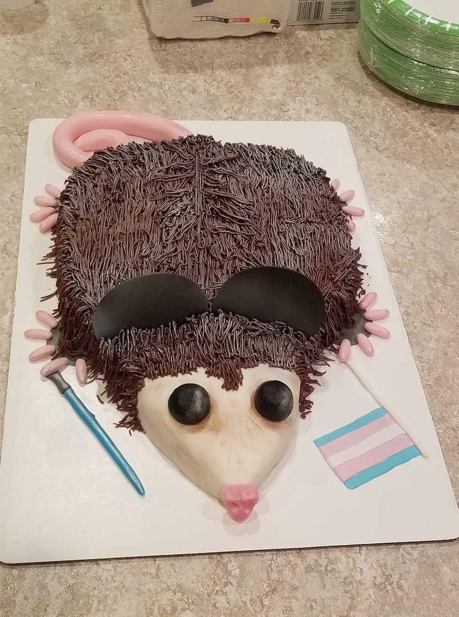 nine foot plush possum