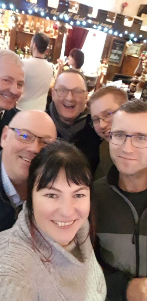 The mini Clan xmas night out is in full swing !!