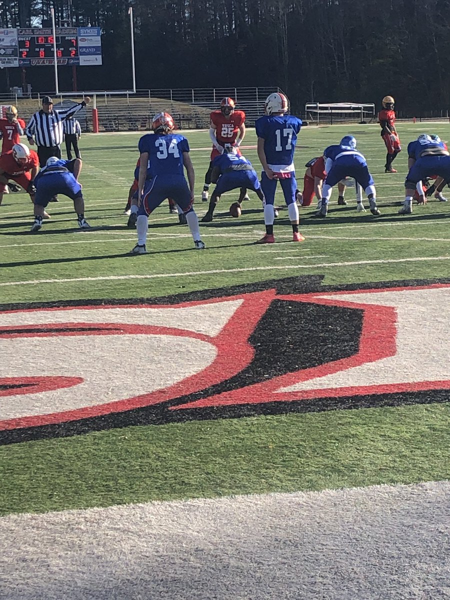 Ethan and Blue on shadow of own goal line