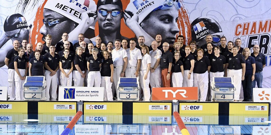 gsezionale's tweet photo. Merci au club et à la ville d’Angers pour l’organisation de ces championnats de France petit bassin. Et comme d’habitude, un très grand merci à nos officiels!
#TeamFFN #angers2019 @Angers https://t.co/cNyMDP3RDW