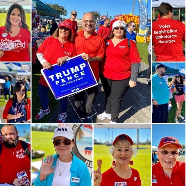 amazgrace2's tweet photo. #Latino Festival so many Great Volunteers as they #LeadRight to #KeepVolusiaGreat
#KeepOurFreedom #Trump2020 https://t.co/5XcKc2zFcw