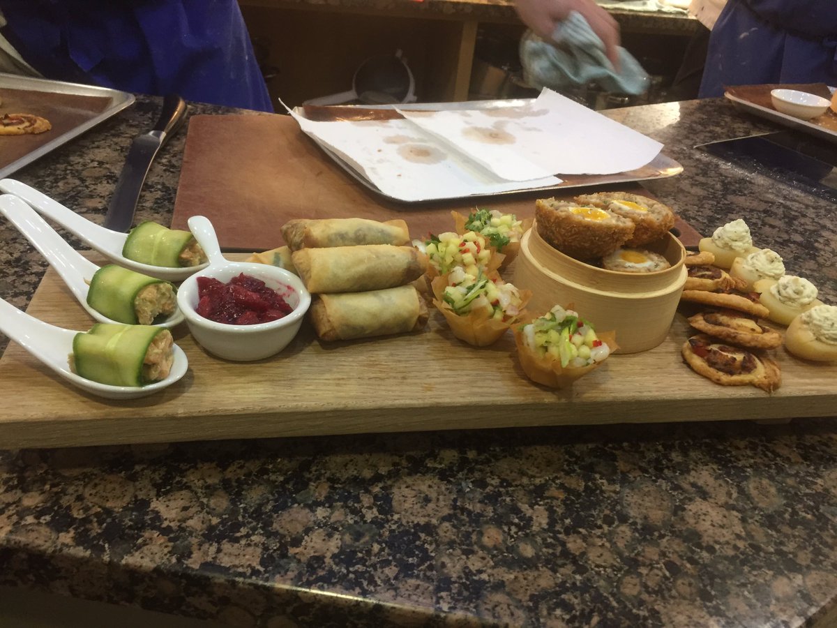 will_tav7's tweet photo. Had great fun at @AshburtonCS learning to make some Christmas canapés yesterday ! #chefTav https://t.co/29PRiG2TZ7