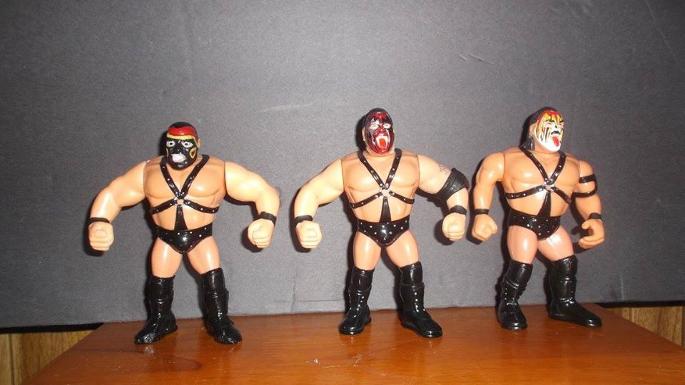 BurdgeJeremy's tweet photo. #RandyColley just found out we lost another Moondog today wow Moondog Rex was also our first Demolition Smash. Rip #wrestlingNews I made this Randy Colley Smash on the far left a few years back. https://t.co/sOsFn0qQdO