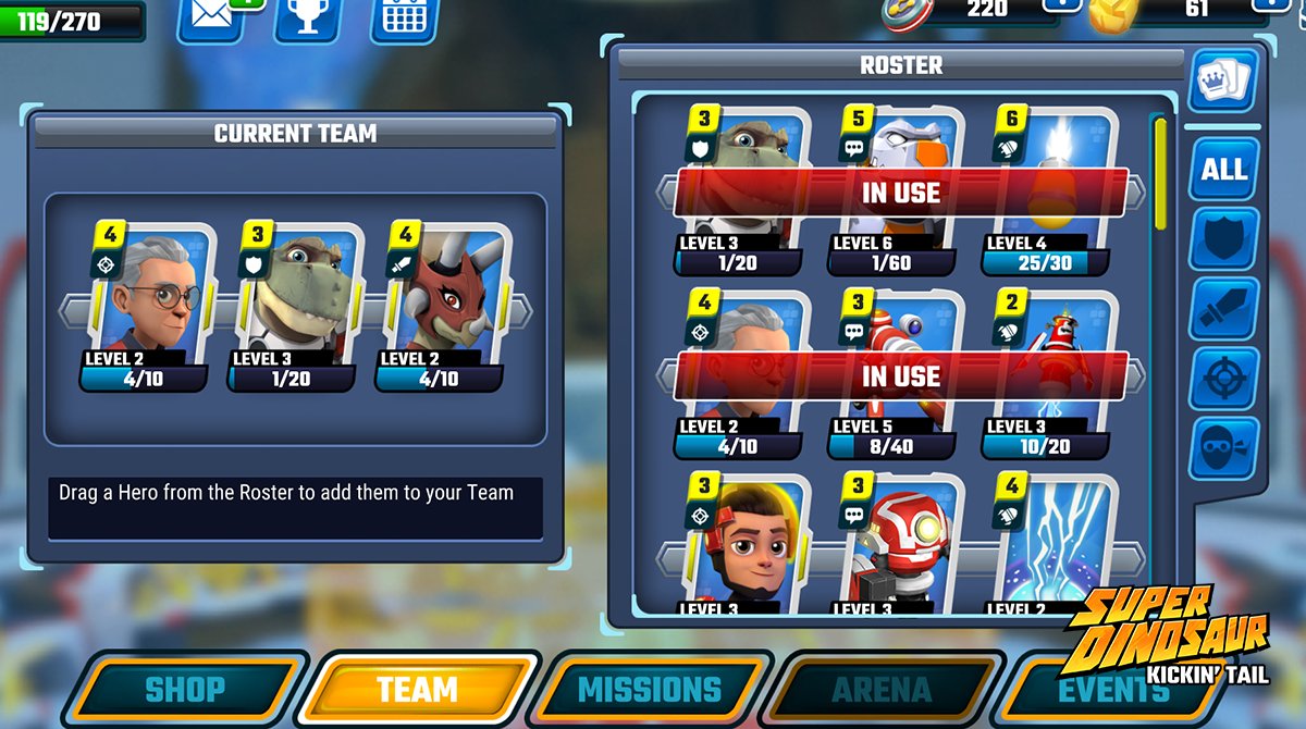 SuperDinosaurKT's tweet photo. Did you know that the last team you used in the Arena is the same team that will fight for you while you're away?⚔️ Make sure it's the toughest team you've got!💪 Who's in your Arena team? — Dr. D
https://t.co/Rx2WzXkUMC https://t.co/ZvUm4M71v7