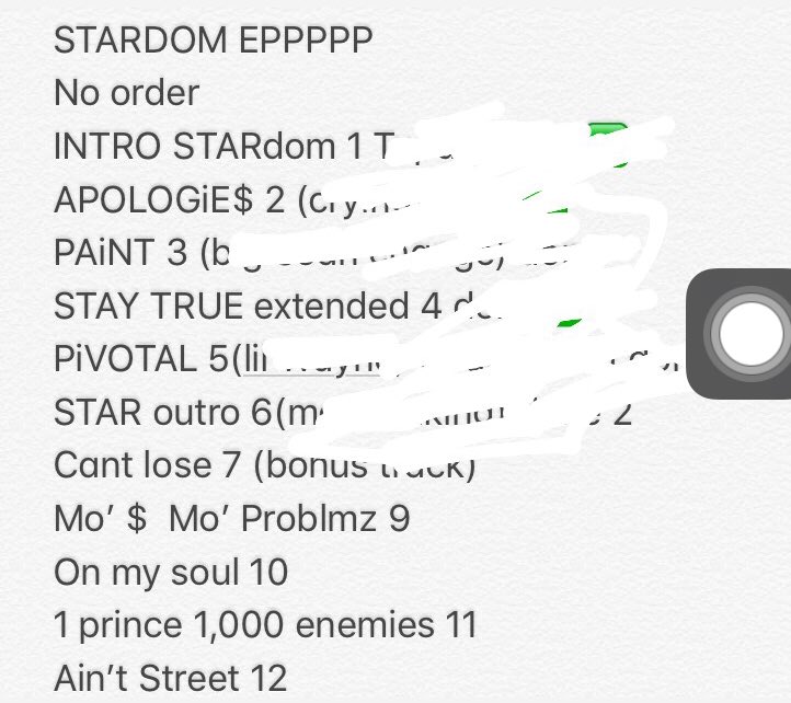 PrezDontCare's tweet image. 🤩🤩  #STARdom every track that made the cut for the #EP dropping soon... Fans/supporters/Loved ones  thanks for being patient I got big plans for us #STAReverything