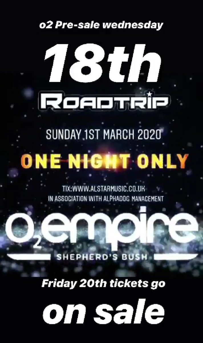 RTArgOficial's tweet photo. Los chicos van a estar tocando el o2 Empire 💕🤪 https://t.co/HKRlXMzIXt