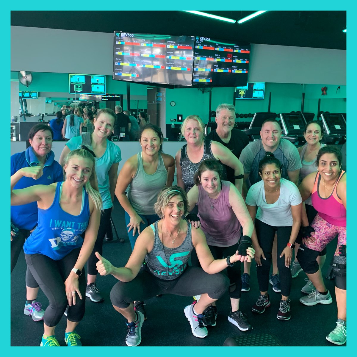 Rev365F's tweet photo. Our inaugural Sunday 12:30p was a 
muscle building💪🏋️‍♀️
cardio blasting🧗‍♀️🚣🚴‍♂️ 
and metabolism REV’ing success!🥵🔥🏆🥇👏

This will be a permanent fixture on our class schedule moving forward! https://t.co/4YVVquuJgX