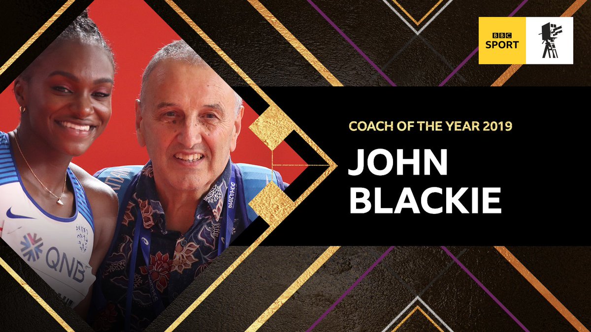 The BBC Sports Personality Coach of the Year 2019 is…

🌟 JOHN BLACKIE 🌟

👉 bbc.in/spoty2019 

#SPOTY