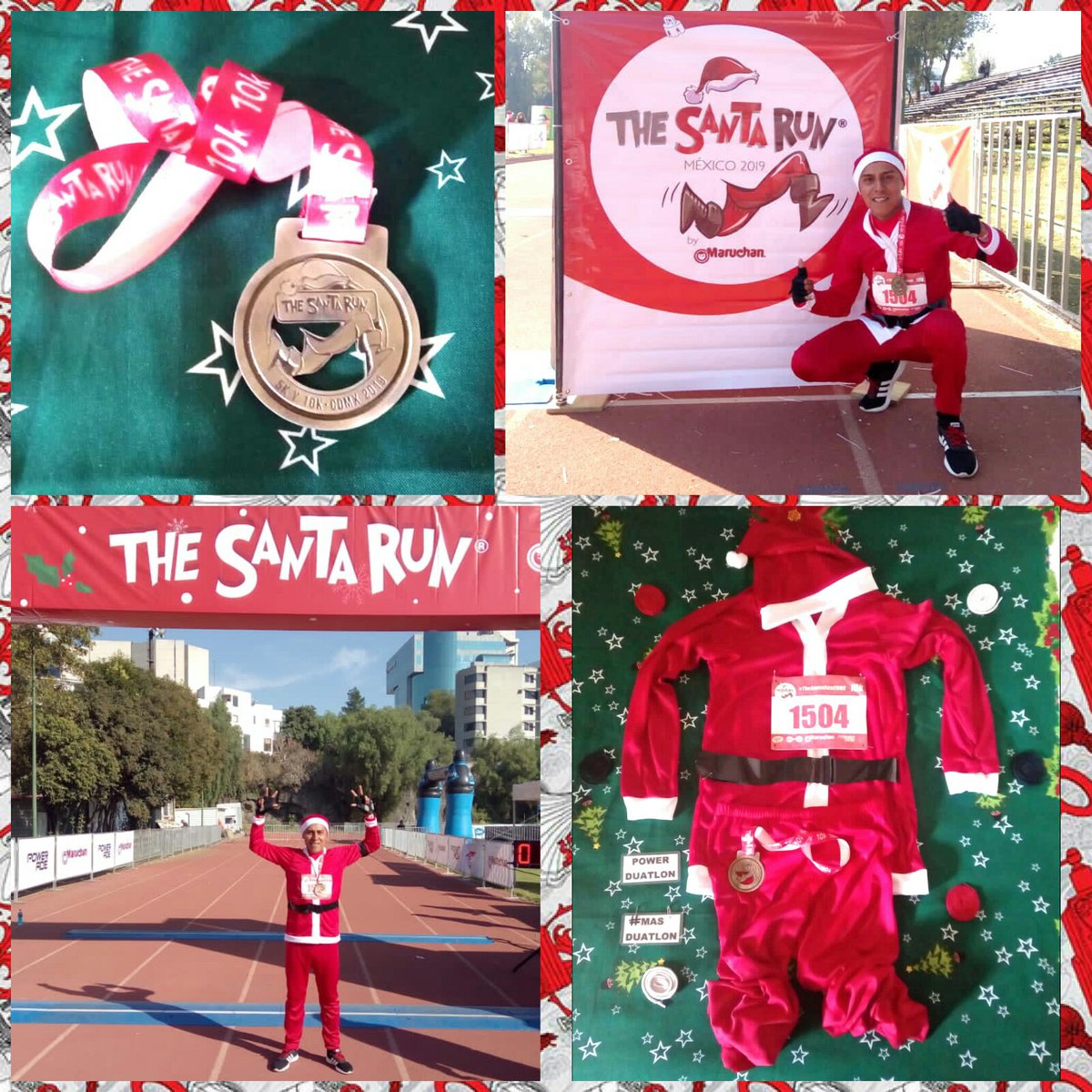 julio12345565's tweet photo. Para: #TheSantaRun ๐
๐
Porque @SomosDeportMX y a la @ComuniRunners nos gusta seguir @SumandoKMx gracias por una #Carrera #FueraDeSerie #YoElegiCorrer #AquiYaSeCorrio #10K . #MotivaciรณnNavideรฑa ๐#TheSantaRunCDMX #HoHoHo
De: Julio #PowerDuatlon ๐โ๐ด #MasDuatlon. #MiCartaRun ๐ https://t.co/cCpsOoErSx