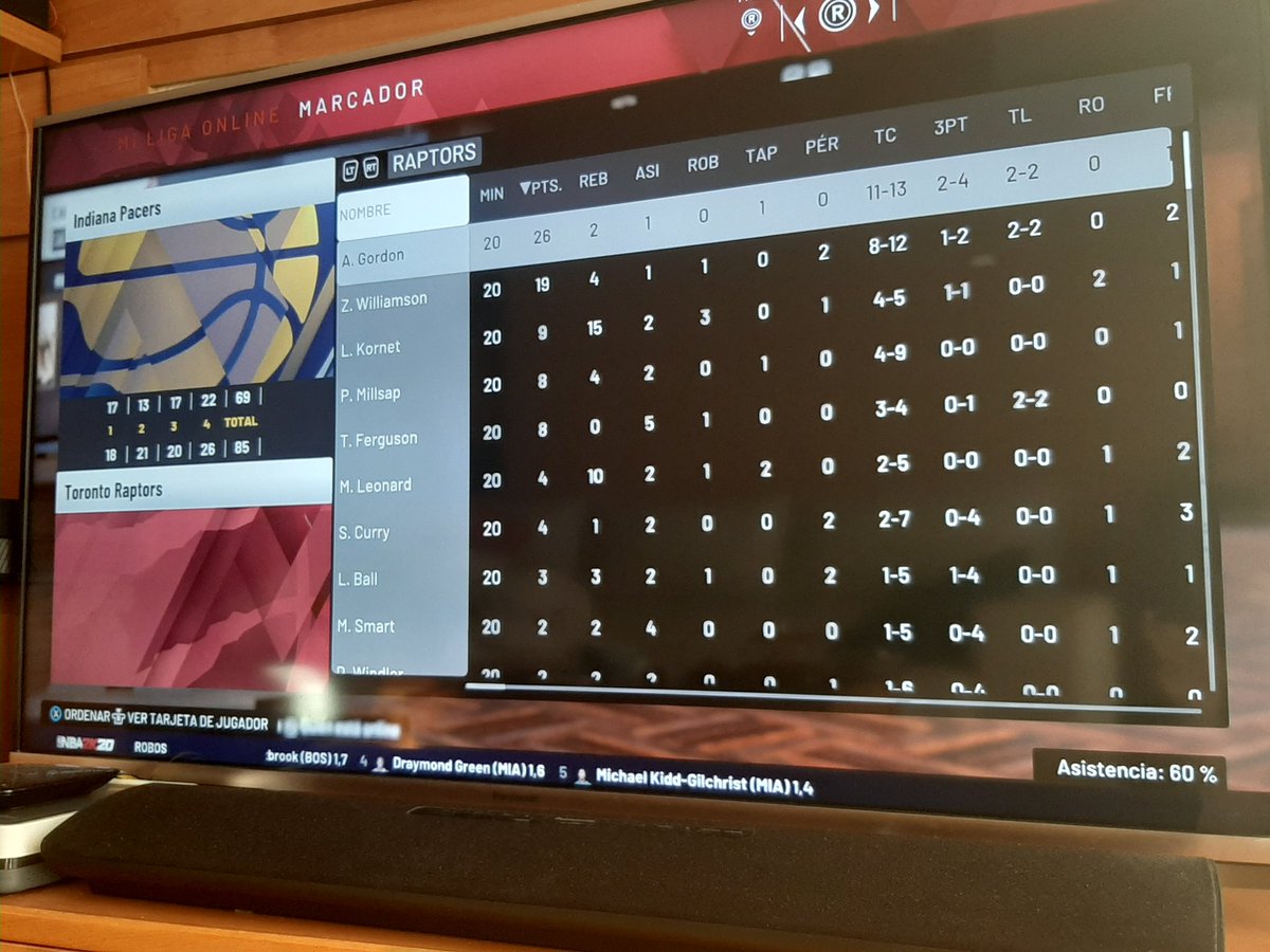 cpn_gm's tweet photo. Partido vs @CpnPacers 
Último partido de la temporada regular frente a un rival durisimo.
Aaron Gordon desde el banquillo salvó el partido con un 11 de 13.
A por todas en los playoffs.
@LigaPhoenix2k
#NBA2K https://t.co/5xcNKCRjEd