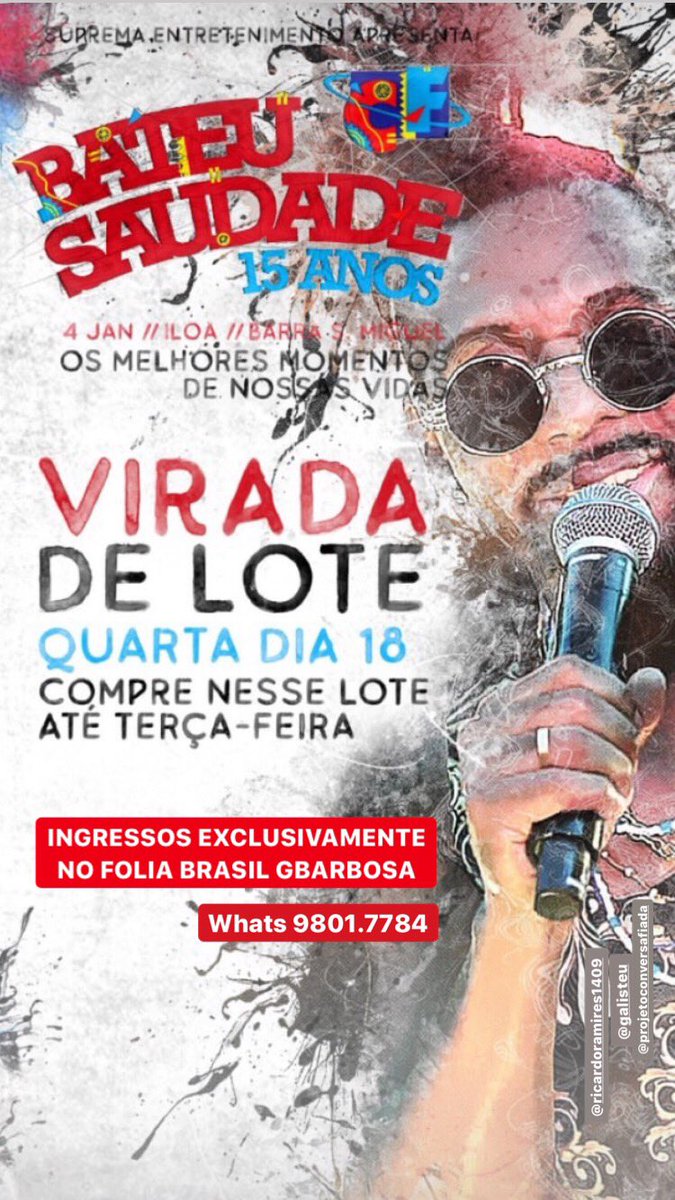 Folia Brasil tweet media