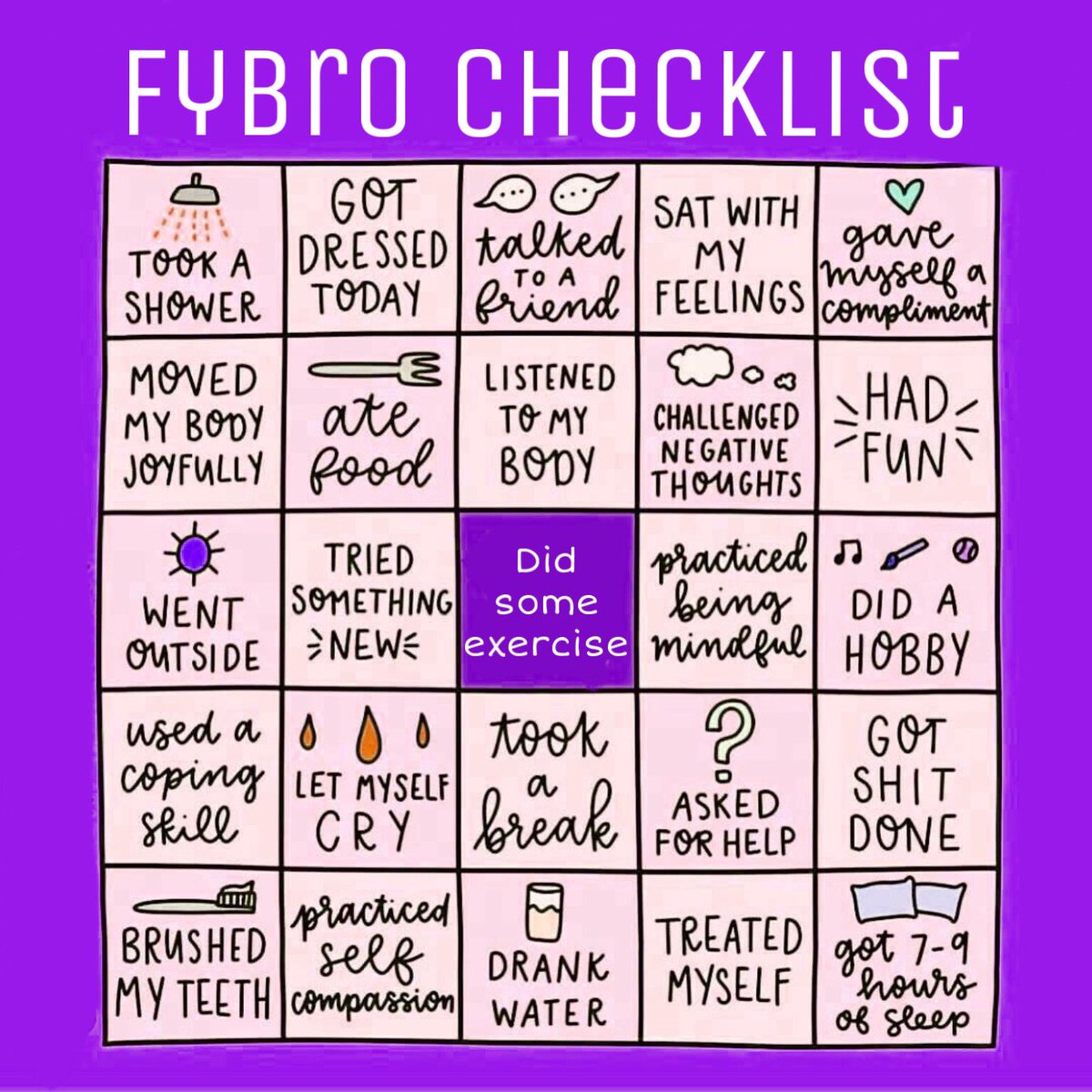 Fybro Checklist #Fibromyalgia